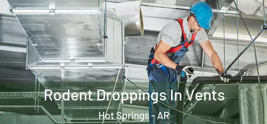  Rodent Droppings In Vents Hot Springs - AR